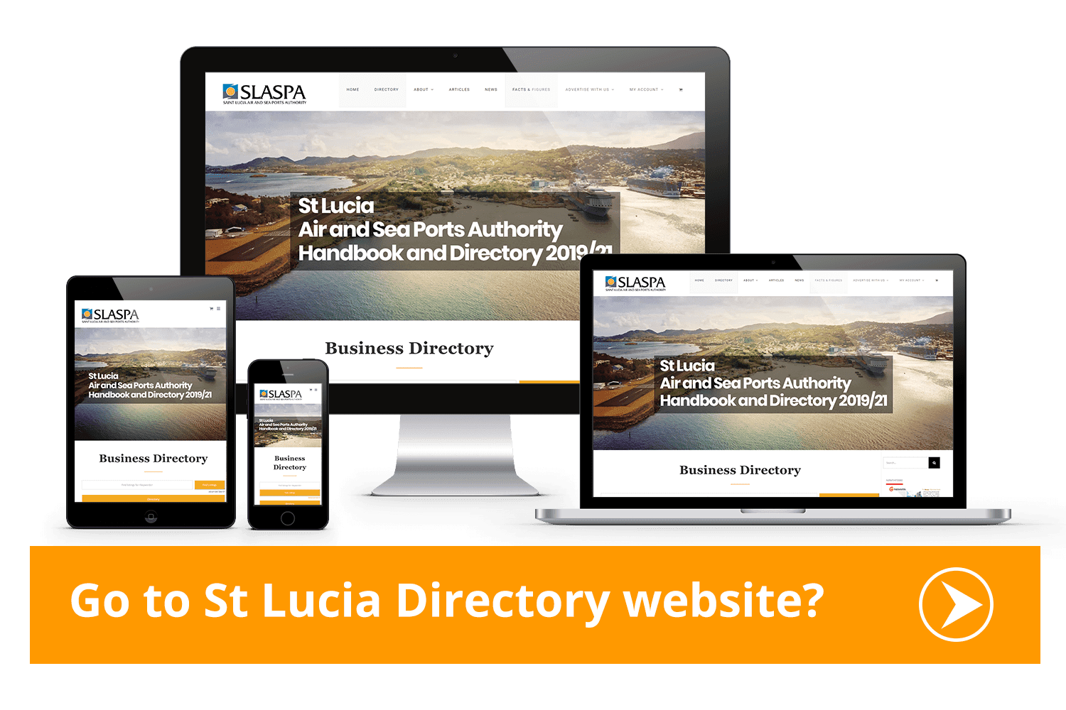 port, stlucia,device,responsive,webdesign